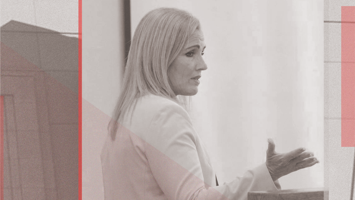 Photo illustration of Anne Taylor