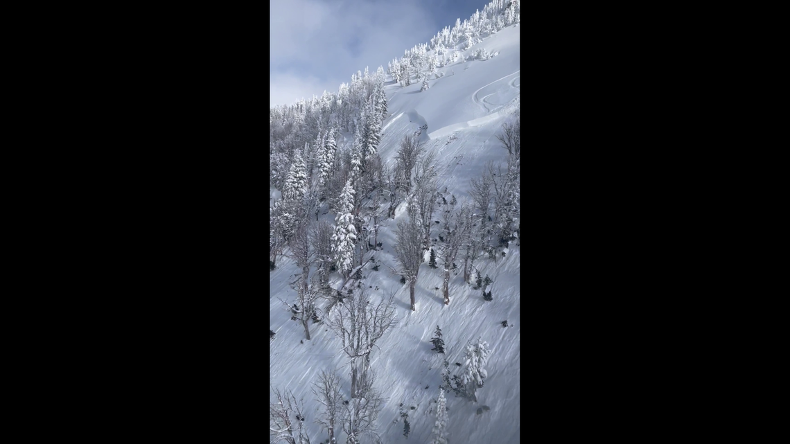 A man from Idaho was snowboarding when he was swept 600 feet in an avalanche into Death Canyon in Grand Teton National Forest on Jan. 16, 2023. The avalanche ran for 2,400 feet.
