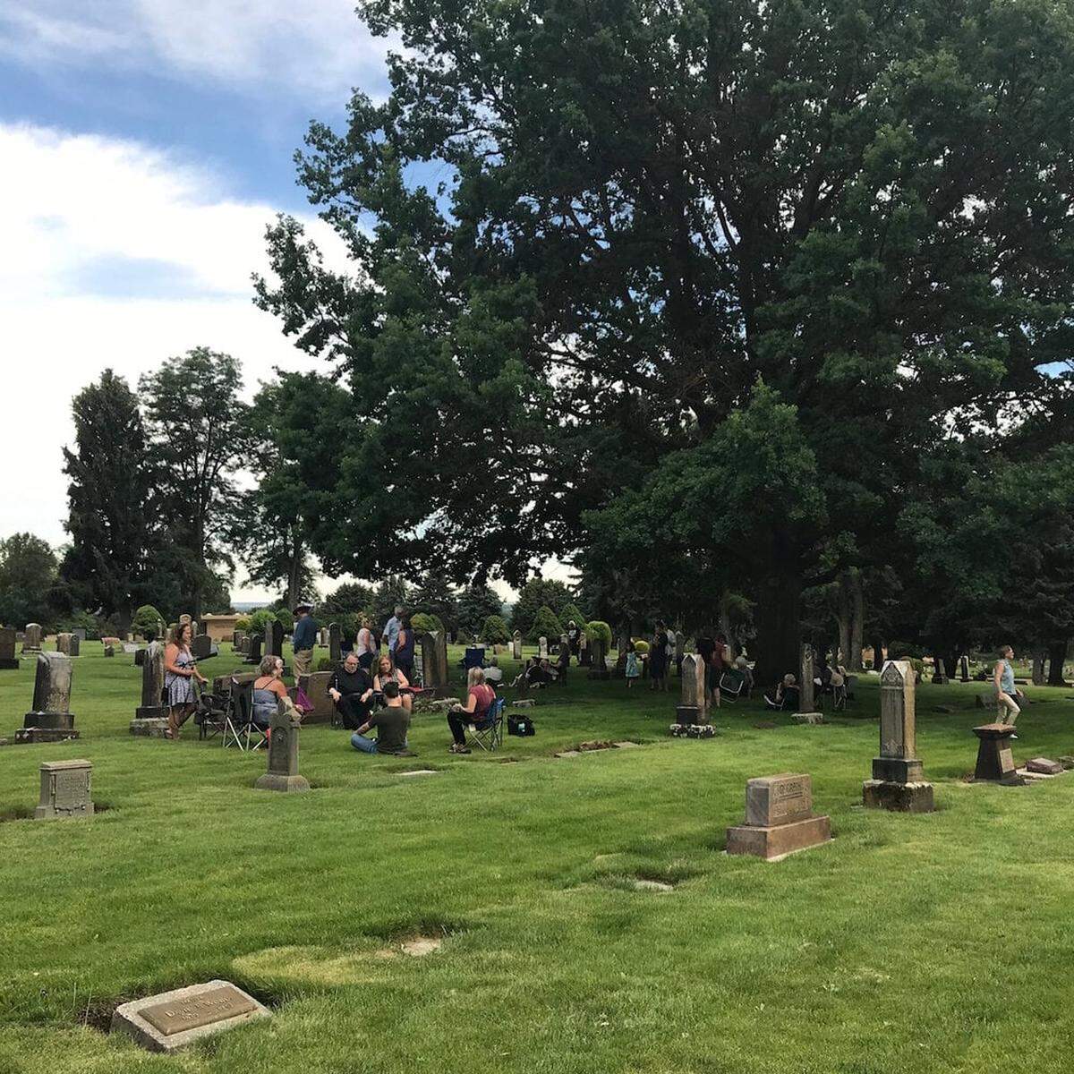 Death Café Boise’s summer session typically happens in Dry Creek Cemetery in north Boise.