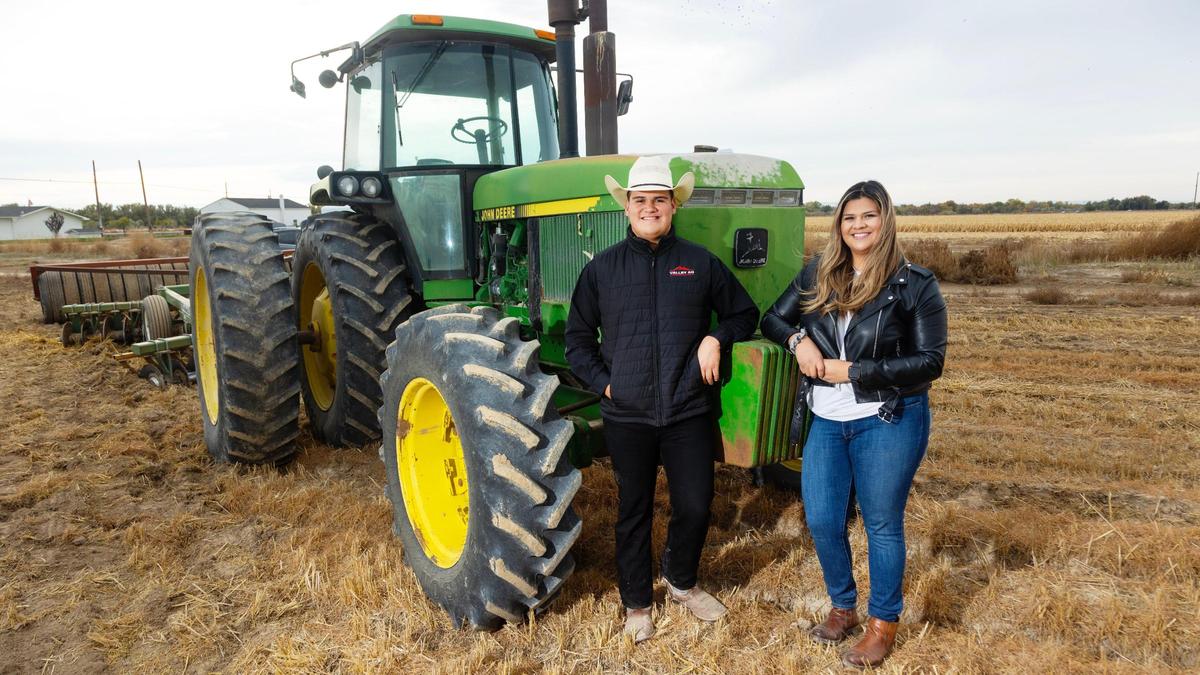 Notus High School senior Aaron Jimenez Guevara and his sister Kim Jimenez Guevara worked on farms growing up in rural Idaho. The siblings both received college scholarships, and they are the first generation in their family to attend college.