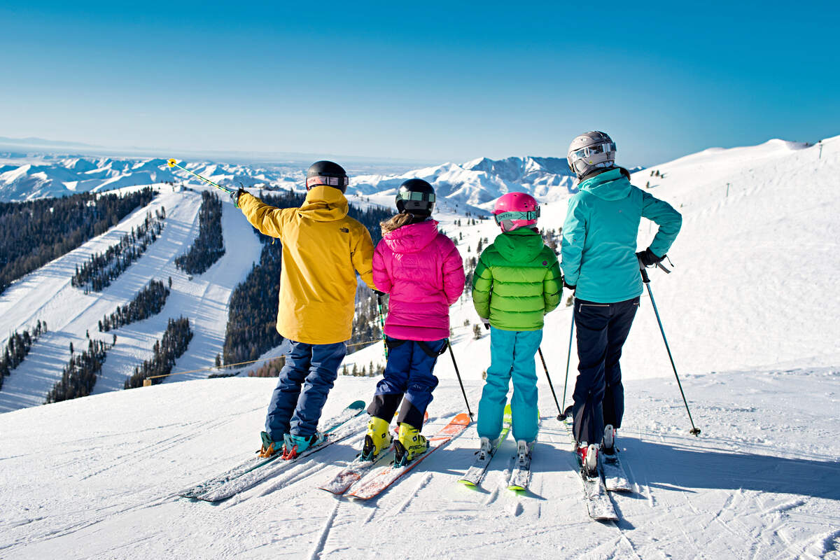 Sun Valley Resort offers stunning views from the top of Bald Mountain.