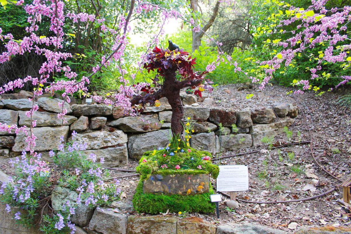 For all of May, the Idaho Botanical Garden is displaying fairy and gnome homes built by local creatives.