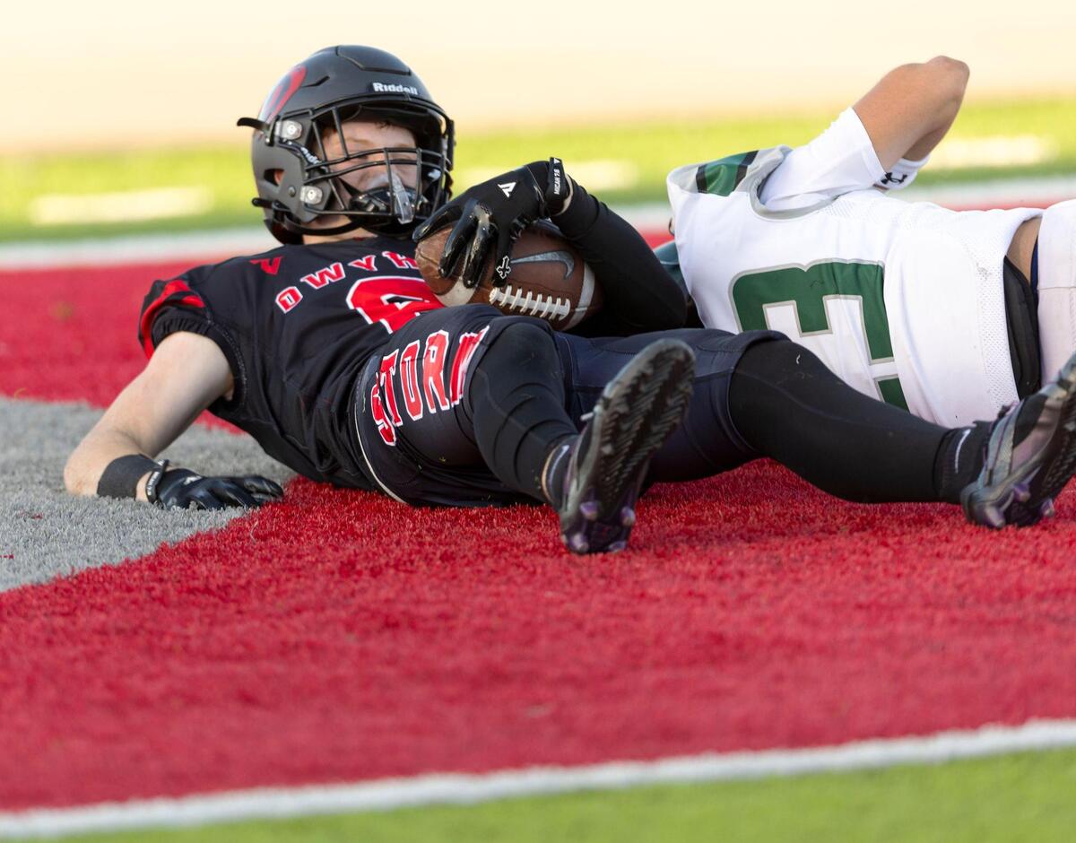 Owyhee wide receiver Ryan Brekke made the All-Idaho second team last fall as a sophomore.