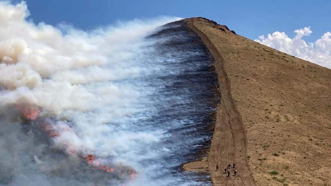 Big Grass Fire grows by 61% in one week. Focus shifts to Idaho locations