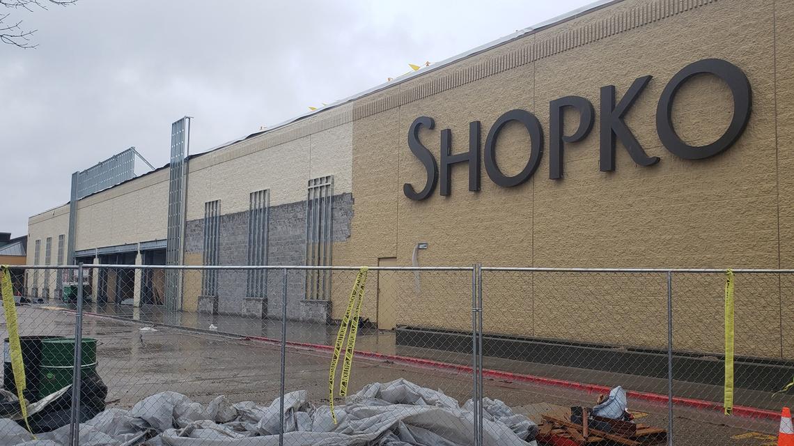 Nearly two years after the Shopko store on West Fairview Avenue in Boise closed, the sign remains. Meanwhile, Hobby Lobby is renovating the building and is scheduled to open in late spring.