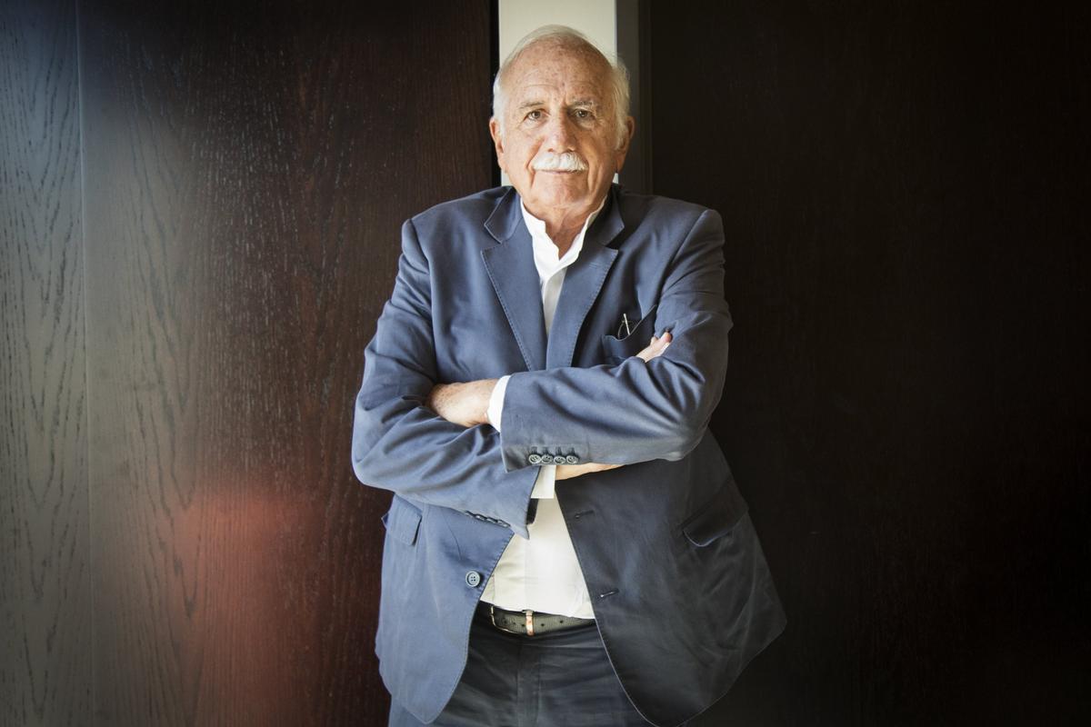 Architect Moshe Safdie visited Boise in September 2018 to talk about his design for a new main library.