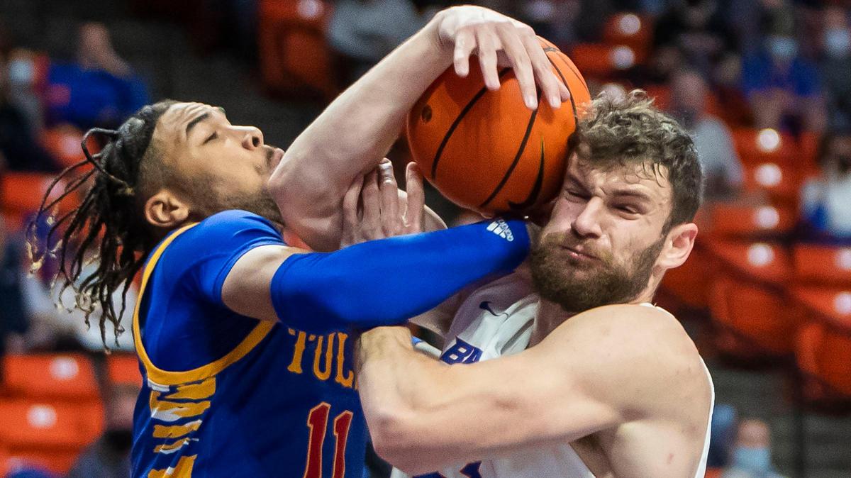 Boise State forward Mladen Armus is averaging 6.3 points and 7.9 rebounds per game for the Broncos, who host Prairie View A&M at 7 p.m. Friday at ExtraMile Arena.