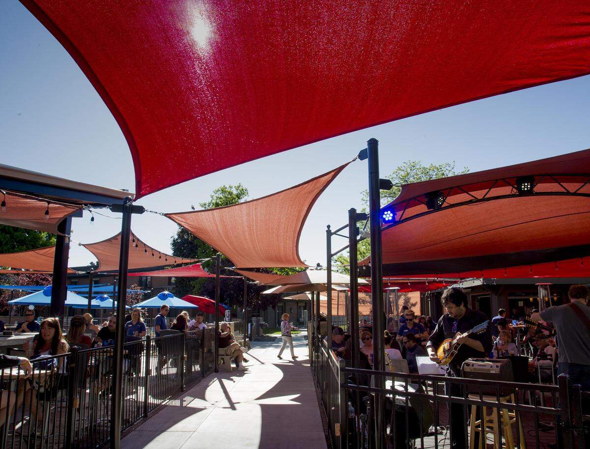 The Sandbar Patio Bar & Grill, part of the Riverside Hotel, is one of the popular outdoor attractions along the Boise River between 33rd and 36th streets in Garden City.