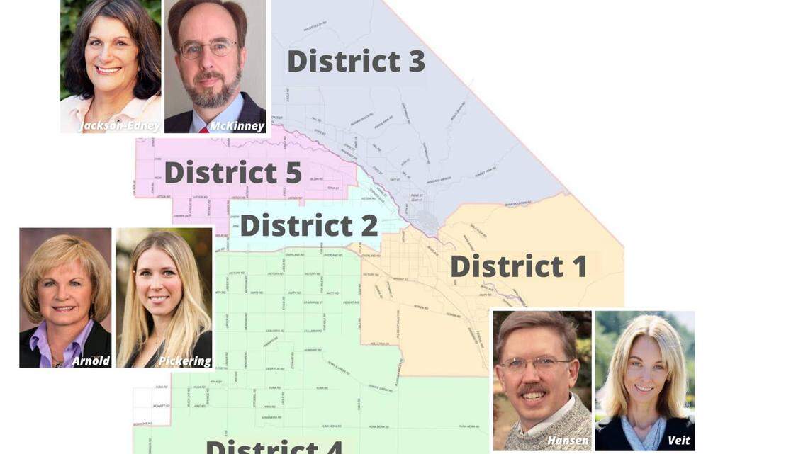 The Ada County Highway District commission seats in districts 1, 2 and 5 are up for election this year.