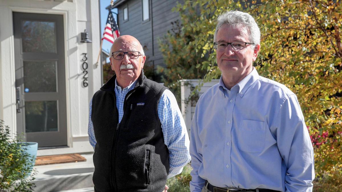Larry Crowley and Bill Doyle are part of the Harris Ranch CID Taxpayers Association, a group of residents that live in the newer phases of Harris Ranch that are tasked with paying 30 percent more in property taxes than residents who live in the older developments.
