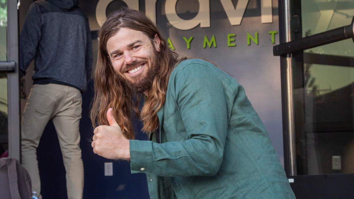 Dan Price, CEO and found of Gravity Payments, at a September 2019 visit to open the company’s new Boise office.