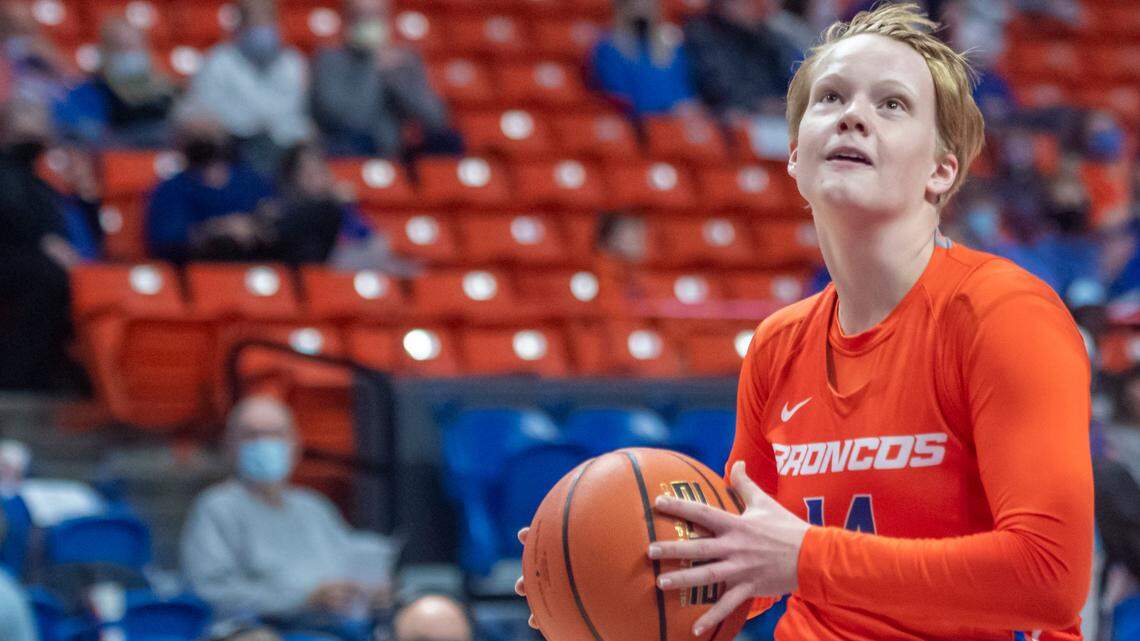 Sophomore guard Anna Ostlie had a career-high 20 points in Boise State’s 90-39 victory over Warner Pacific on Monday at ExtraMile Arena.
