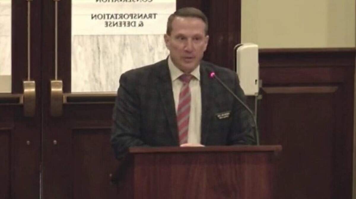 Idaho Rep. Jon Weber, R-Rexburg, on Wednesday, Jan. 27, 2021, presents a bill that would allow government agencies in Idaho to post legal notices on their websites instead of in newspapers.