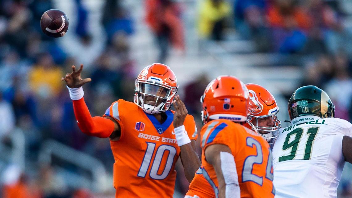He has ‘an arm on him’: Taylen Green keeps Boise State in control of Mountain West race