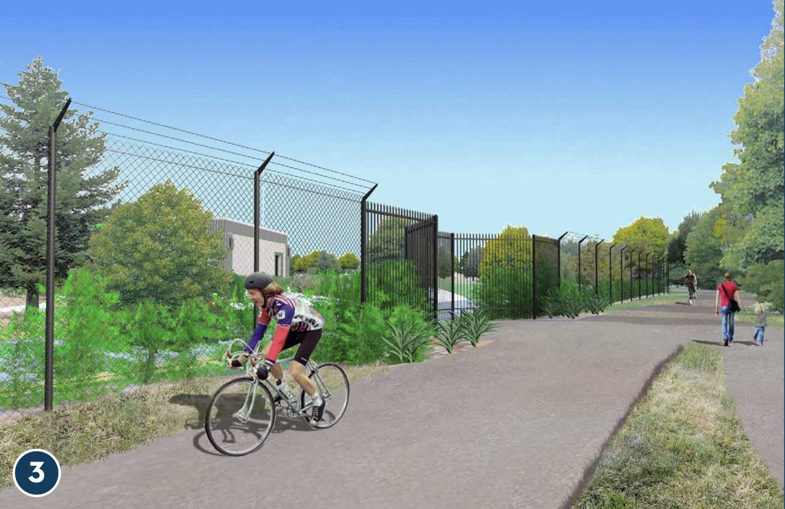The city of Boise will install new fencing along the border of the Lander Street wastewater treatment plant.