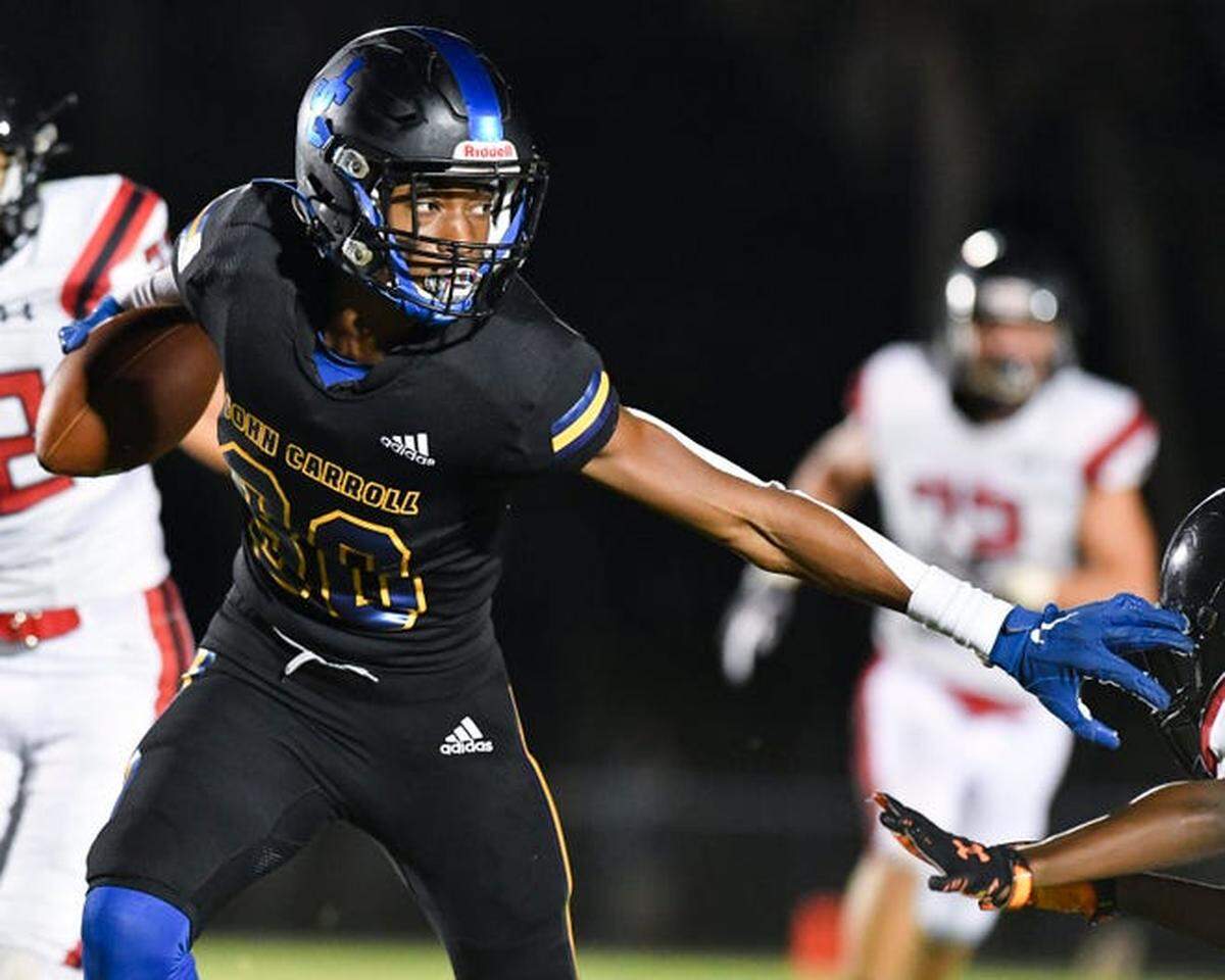 Wide receiver Prince Strachan signed with Boise State on Wednesday despite having played just two seasons of football after moving to Florida from the Bahamas.