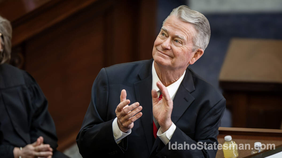 Idaho Gov. Brad Little, seen here during his State of the State address in January, in the House chambers at the Idaho State Capitol in Boise, Idaho, rightly vetoed a so-called “medical freedom” bill passed by the Legislature.