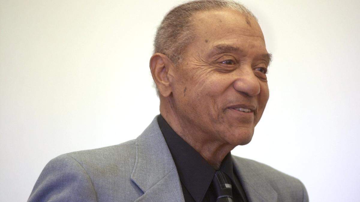 Vernon Baker introduces himself to the Senate State Affairs Committee in this April 2008 Idaho Statesman file photo. The Medal of Honor recipient from St. Maries was nominated by then-Gov. Dirk Kempthorne to serve on the Idaho Human Rights Commission.