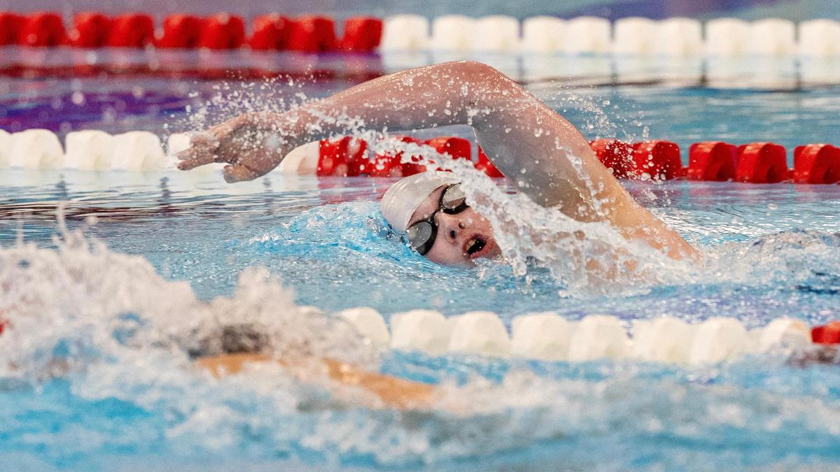 Koehn Boyd won the men’s 400-meter freestyle at the 2025 U.S. Paralympics Swimming National Championships at the Idaho Central Aquatic Center in Boise.