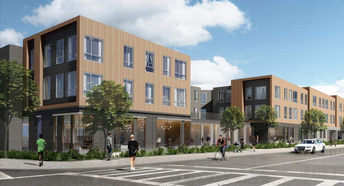 A rendering of proposed apartments near Boise State University’s campus at 1909 and 2001 W. Boise Ave.