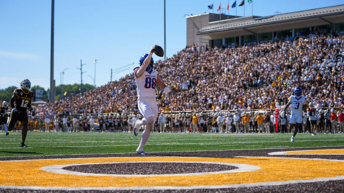 How a Boise State tight end turned in a career-best game at Western Michigan