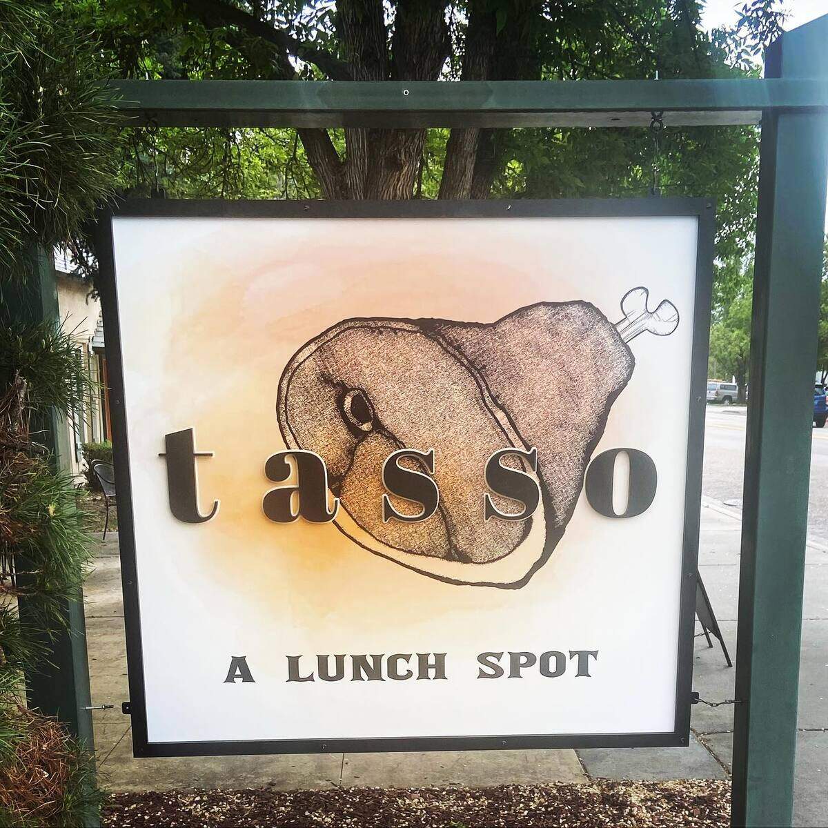The sign is up and Tasso is open for business in downtown Eagle.