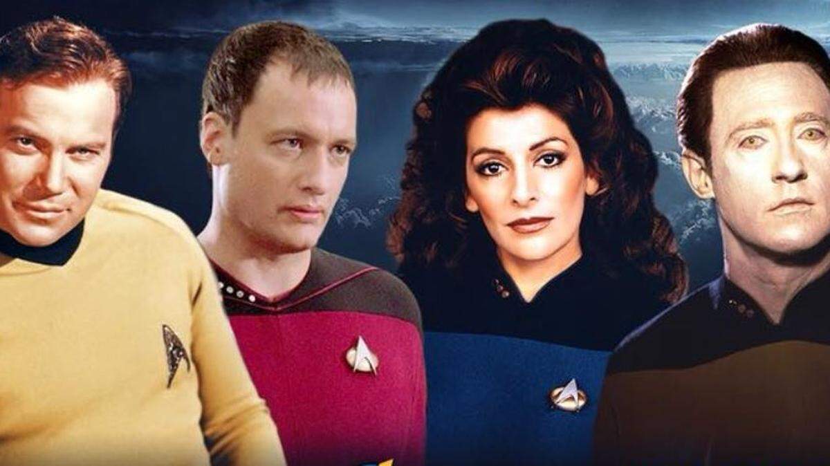 From left, "Star Trek" franchise actors William Shatner, John de Lancie, Marina Sirtis and Brent Spiner are scheduled to appear at Wizard World Comic Con in Boise this weekend.