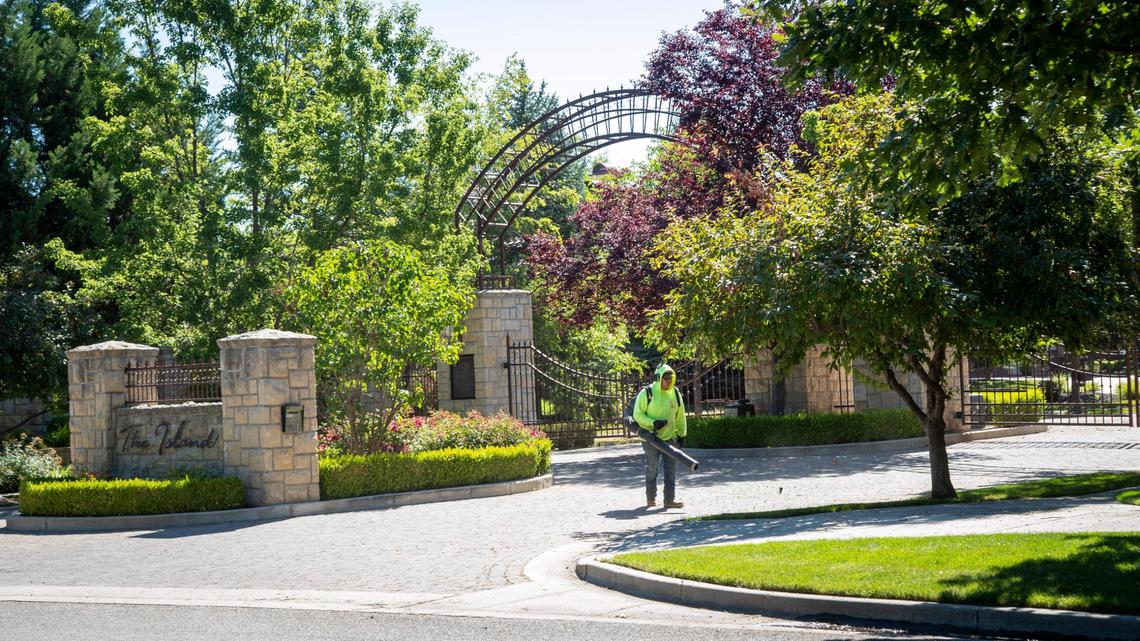Much of the Two Rivers Homeowners Association budget goes to maintain the hundreds of trees and shrubs that line the streets of the verdant neighborhood. Residents say they move here for the peace and the connection to nature.