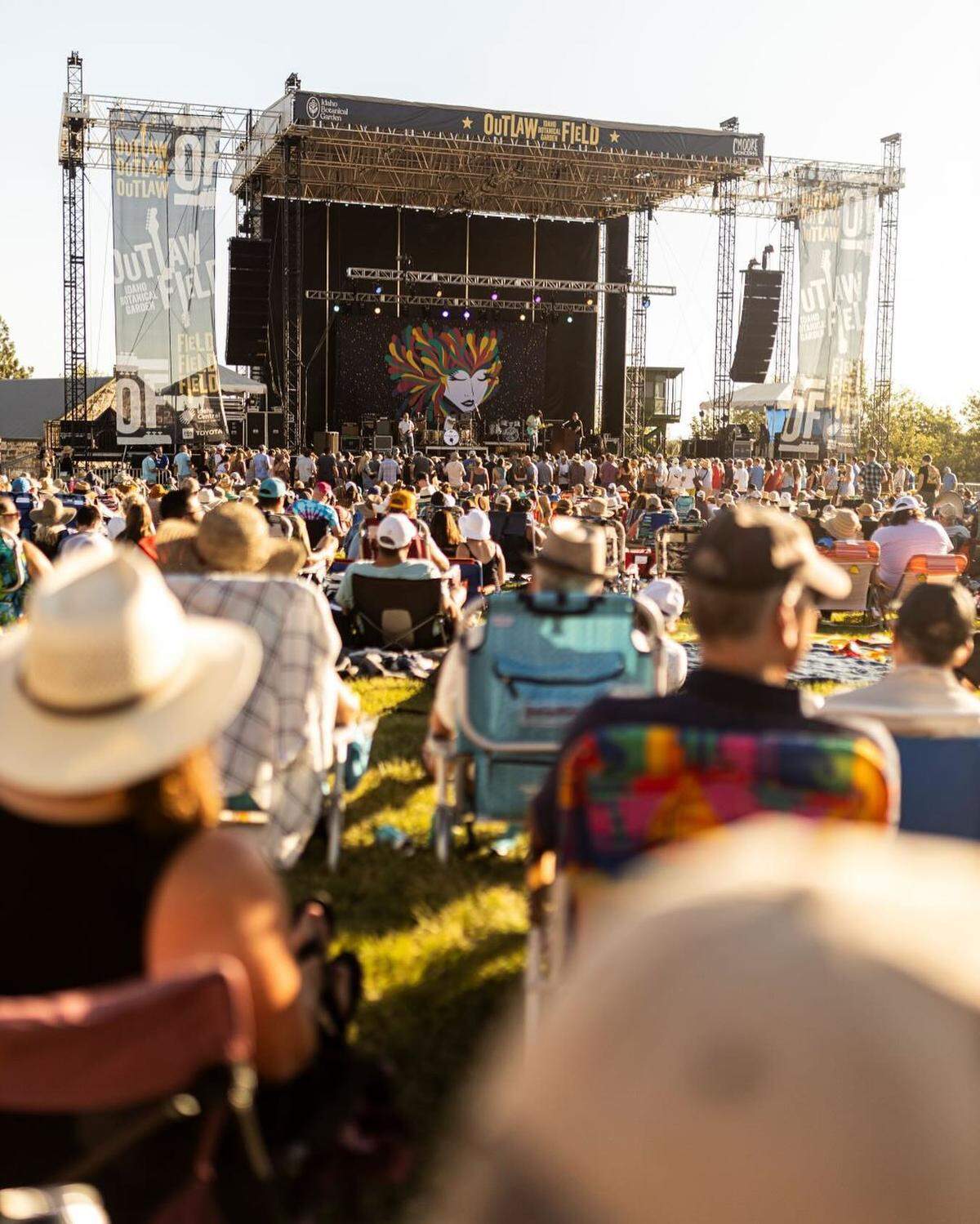 Blues Traveler performs at Outlaw Field at the Idaho Botanical Garden in 2023.