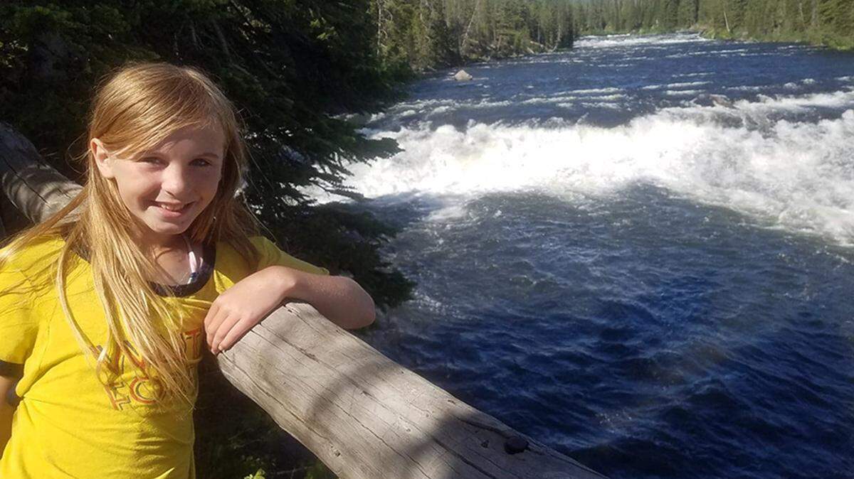 Shaylyn Bergeson was playing in her backyard when she fell out of a tree and landed on a piece of rebar. |
