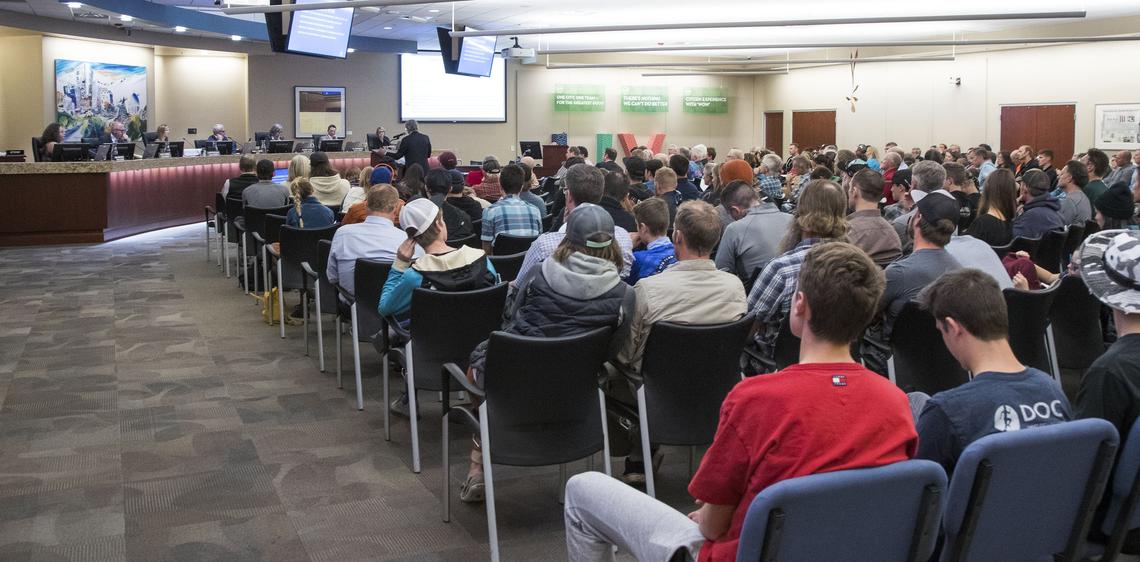 The City Council’s public hearing Tuesday considered opponents’ appeal of two permits approved in July by the Planning and Zoning Commission for the bike park’s construction. The council voted unanimously to reject the appeal.