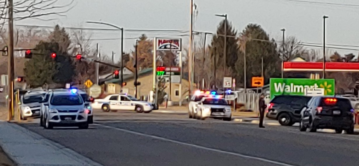 The scene of the shooting in Caldwell, where the investigation continues.