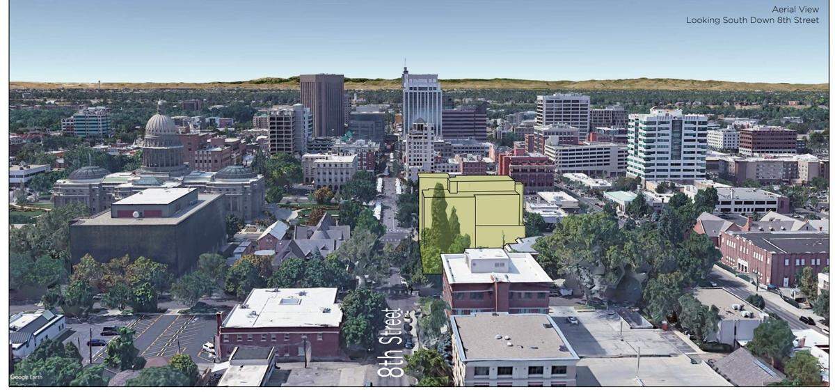 Historic buildings in the area include the Carnegie Building, St. Michael’s Cathedral, Boise High School and the Capitol Building.