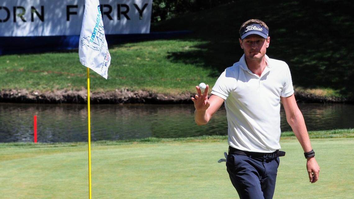 Brett Stegmaier aced the 17th hole at Hillcrest Country Club on Friday.