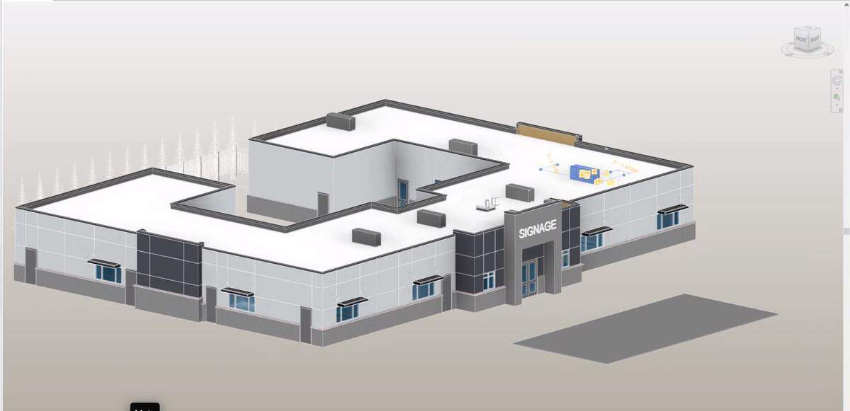 A rendering of the planned Treasure Valley Law Enforcement Childcare Center planned in South Meridian.