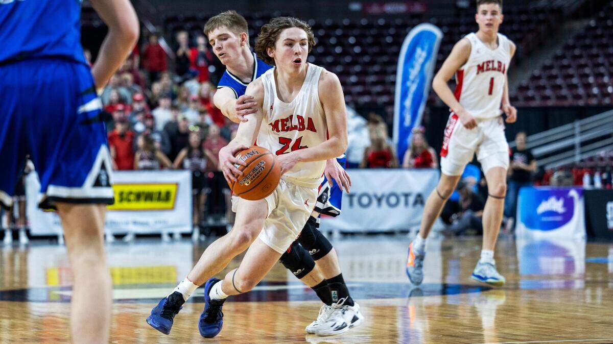 Melba senior Braden Volkers was voted the 2A Western Idaho Conference Player of the Year by the league’s coaches.
