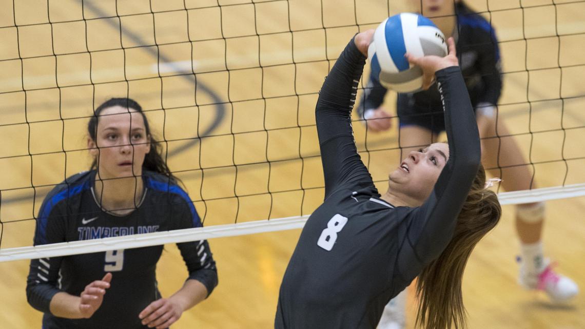 Skyview junior Whitney Bower was one of three Hawks elected to the first team of the 5A all-state volleyball team.