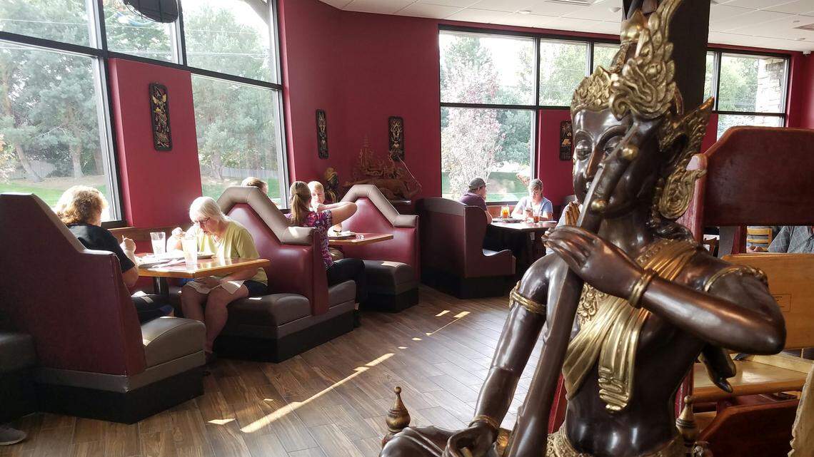 Customers dine at the new Pad Thai restaurant in Boise.