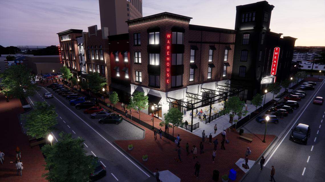 The Warehouse Food Hall will include space for nearly two dozen food vendors when renovations at the BoDo District building are completed this fall.