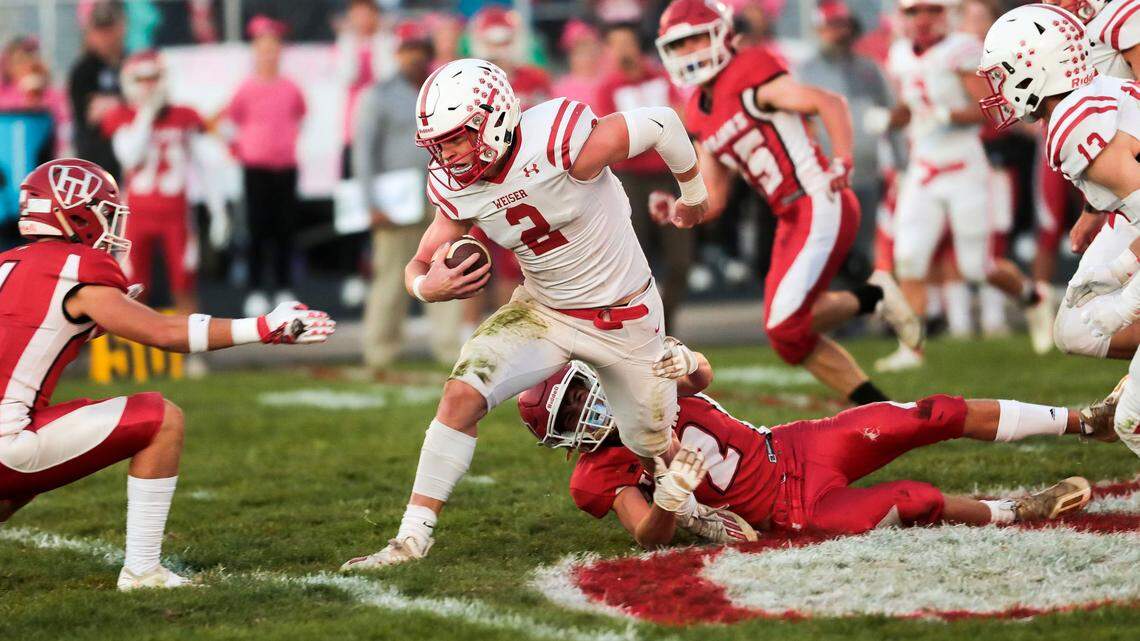 Quarterback Brett Spencer has led Weiser to its first state championship game appearance since 2005. The Wolverines (11-1) face Sugar-Salem (8-2) for the 3A title at 5:30 p.m. Friday at Holt Arena in Pocatello.