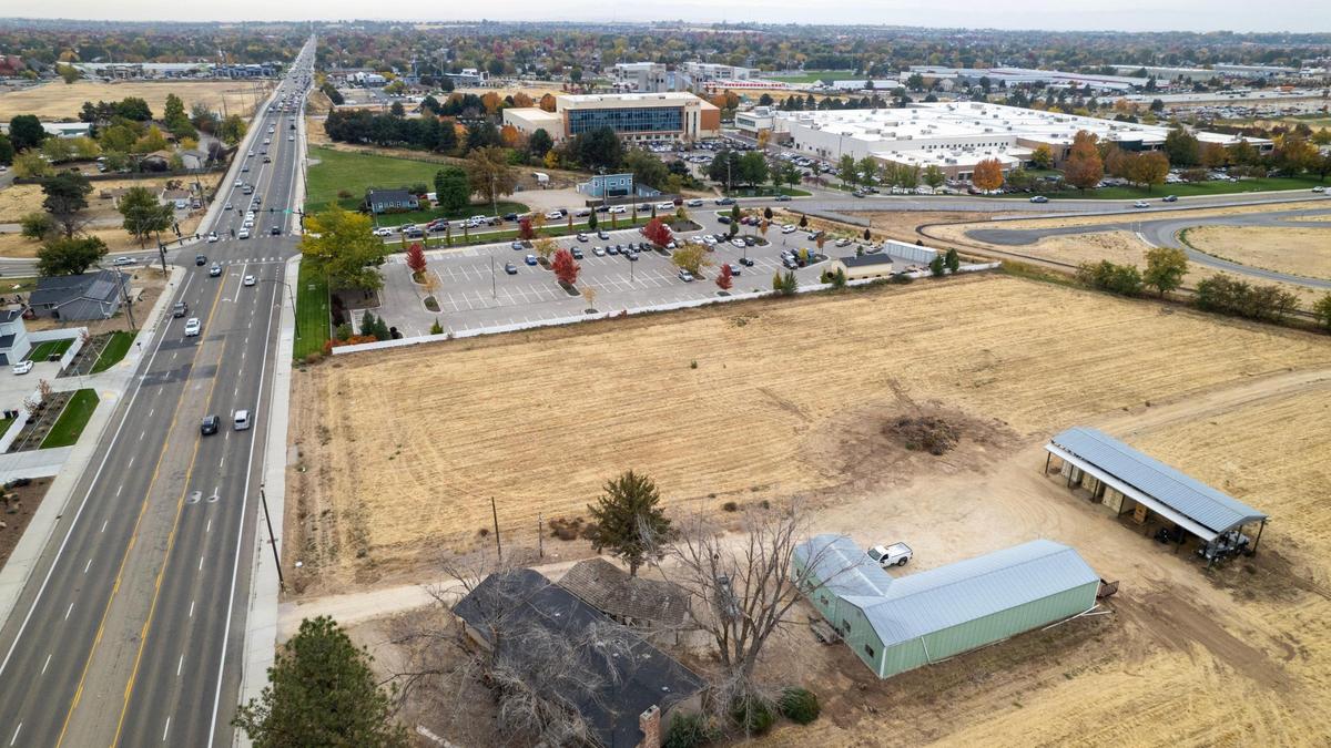 These 23 acres of land north of ISU’s Meridian campus are now used for storage.