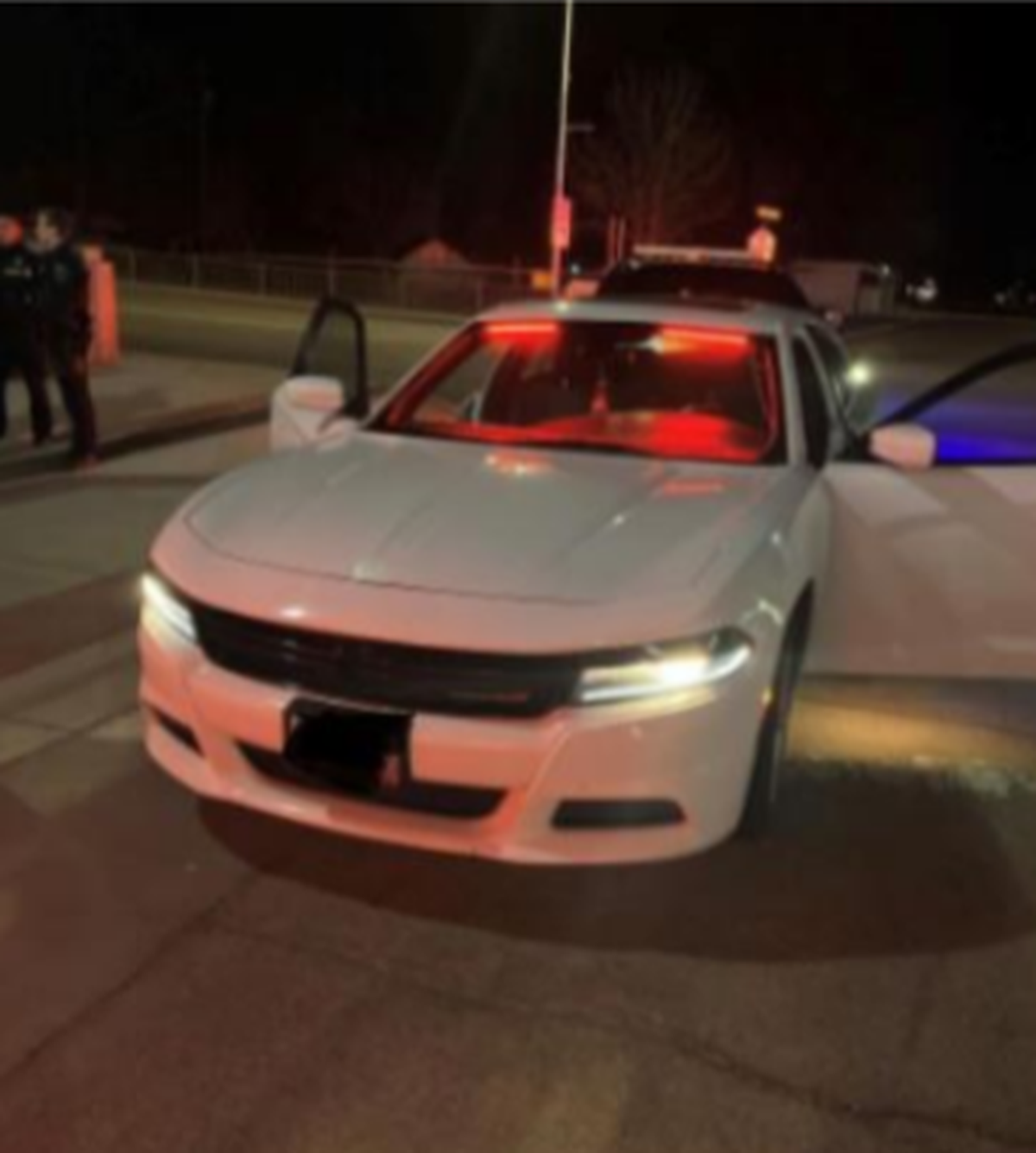 The vehicle used by a juvenile in Caldwell, Idaho before they were arrested for impersonating an officer.