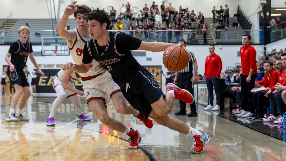 Centennial guard Gabe Eddins, the 6A SIC Player of the Year last season, returns seeking his third straight league scoring title. 