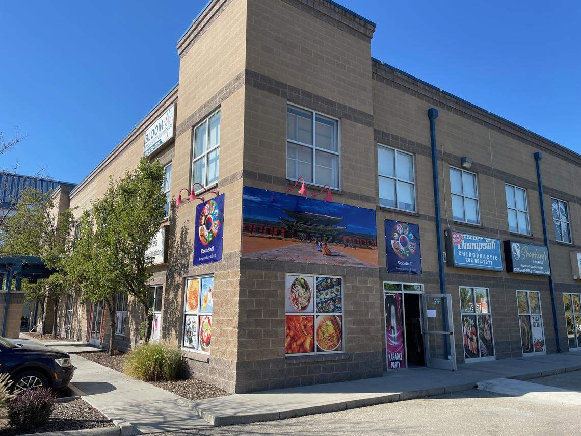 Koco Bell is next to Crunch Fitness off State Street in Boise.