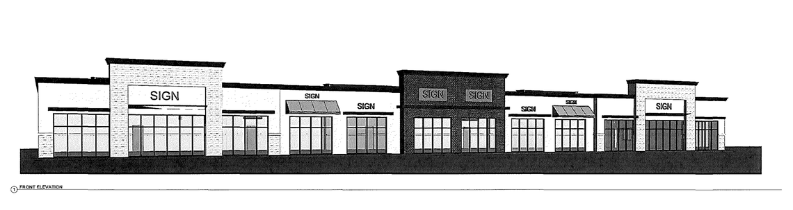 Jessica Petty of 12.15 Design is representing the developer of this retail and office building in Kuna.
