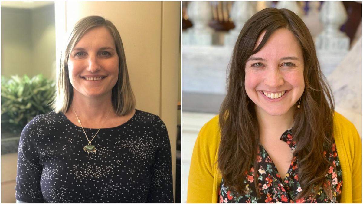 Sara Swoboda and Jessica Duvall