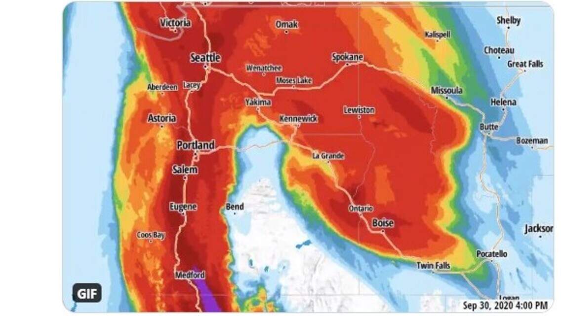 Enjoying the clear skies, Boise? Wildfire smoke forecast says kiss them goodbye