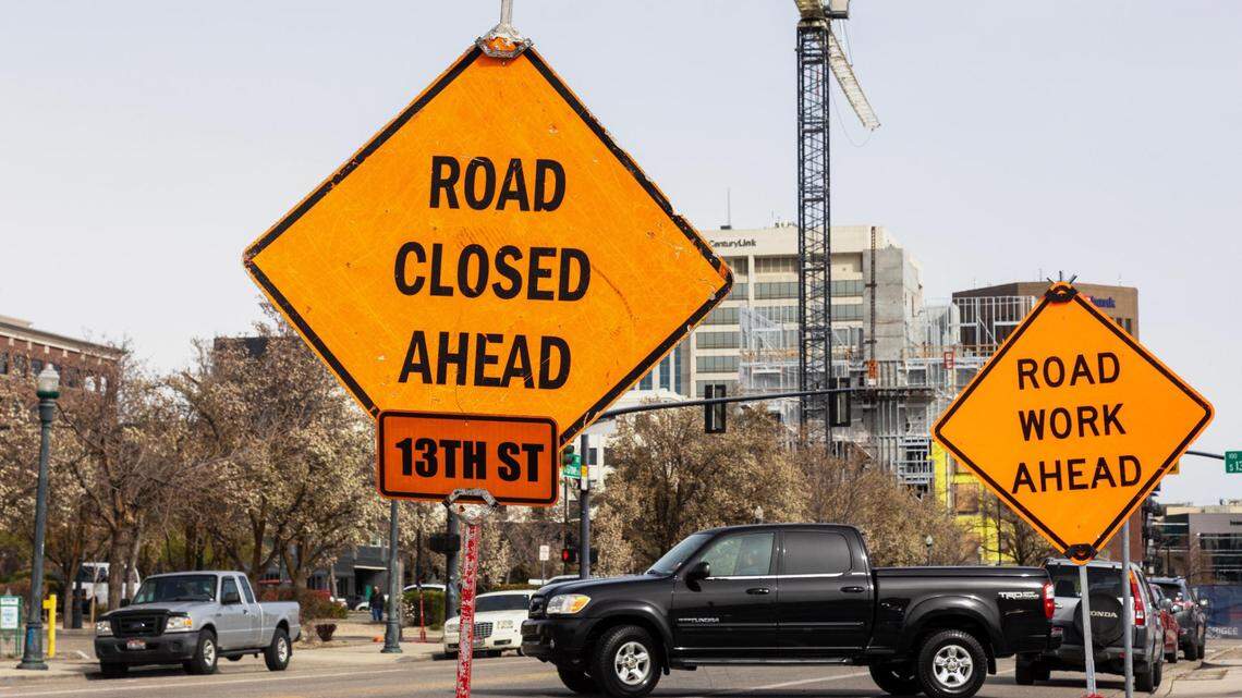 Shoreline Drive will be closed at Americana Boulevard in Boise until the fall, according to the Ada County Highway District.