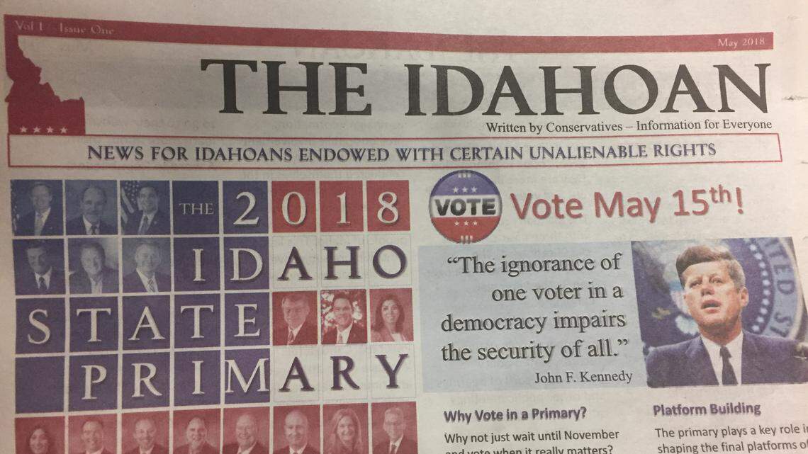 A copy of "The Idahoan" from May 2018.