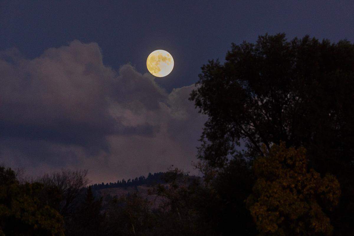 Another view of Friday night’s moon over Boise.